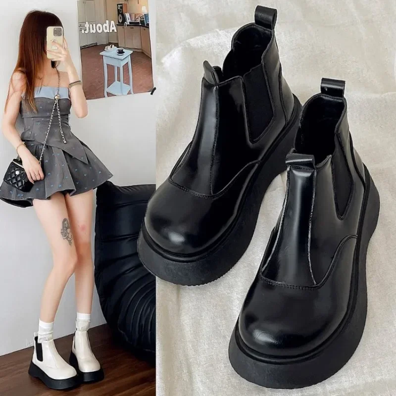 Ботильоны женские из натуральной кожи