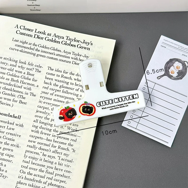 

Пластиковые зажимы Kawaii черный кот