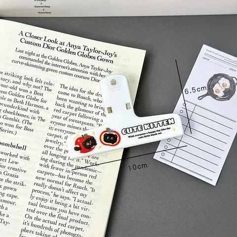 Пластиковые зажимы Kawaii черный кот