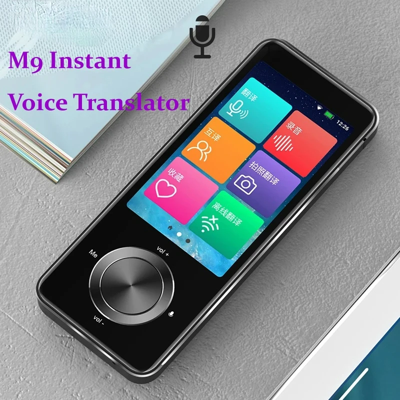 New M9 Smart Voice Translation Oral Practice WIFI Wireless Photo Translation Recording Translation Dialogue Translation Machine enlarge