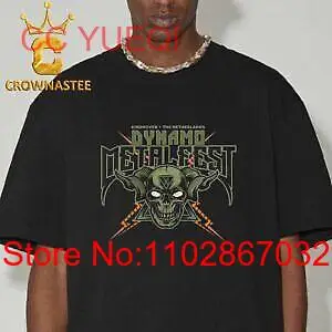 Новинка Dynamo Metalfest 2025 ijssportcenter Классическая футболка винтажная трендовая