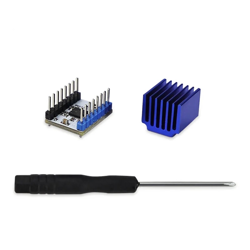 

Аксессуары для 3D-принтера, шаговый двигатель TMC2208V1.2, бесшумный 256 пиковый ток подделки 2 А