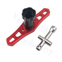 universal 17mm wheel hex wrench repair tools 4mm 5mm 5 5mm 7mm wheel hub cross socket spanner repair tool 18 scale rc car
