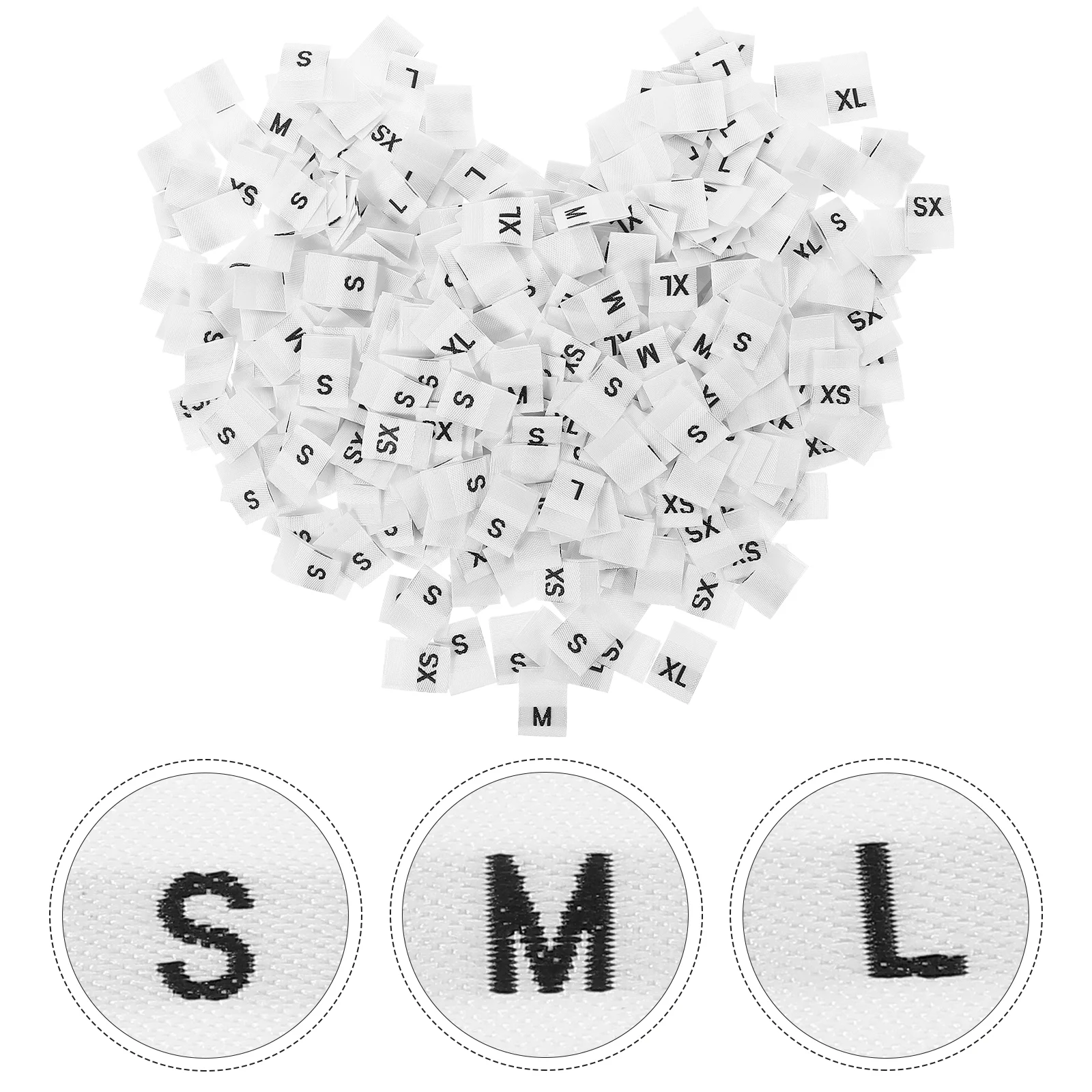 

Size Labels Clothing Tags Label Clothes Shirt Sew Woven Tag Garment Sewing Garments Iron Folded Retail Stickers Embroidery