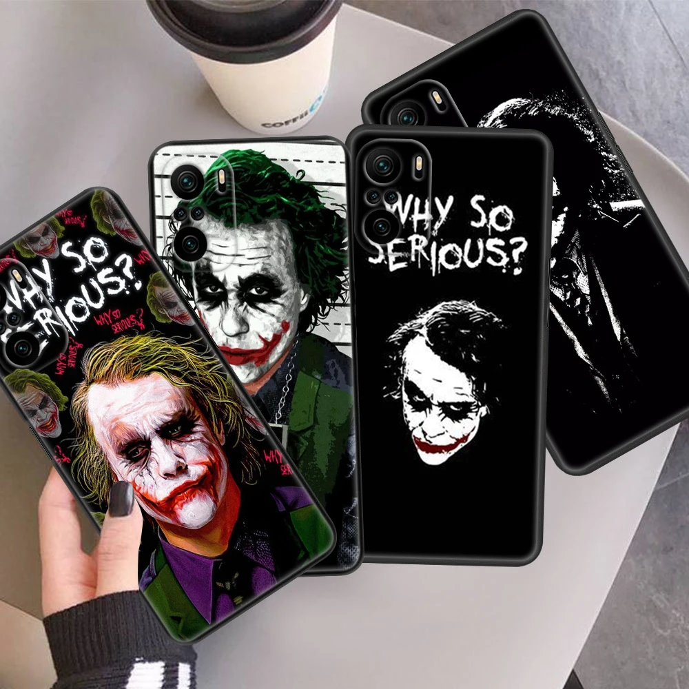 

Batman The Dark Knight Joker Phone Case For Xiaomi Redmi Note 11E 11S 11 11T 10 10S 9 9T 9S 8 8T Pro Plus 5G 7 5 Black TPU