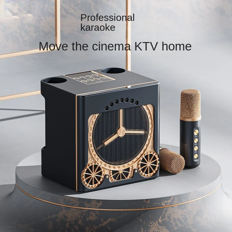 

Новый портативный Семейный аудиокомплект Ktv YS212F, беспроводной микрофон, Bluetooth-динамик, Детская уличная вечеринка, K-трек