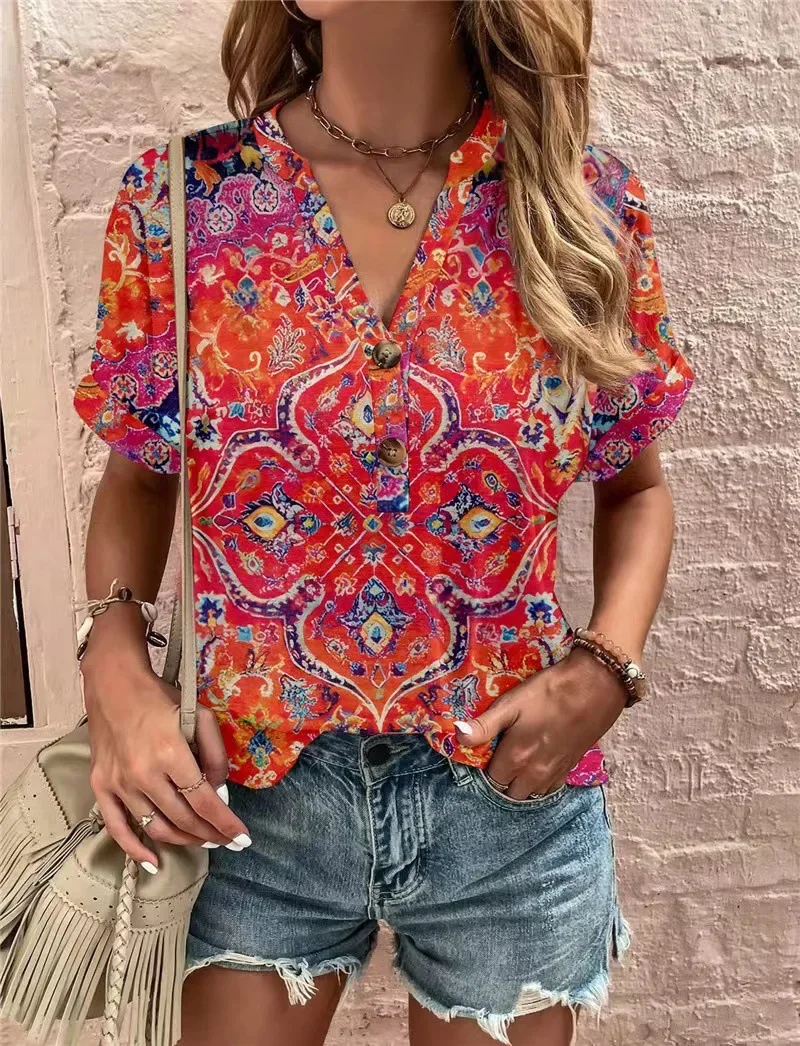 Весна и лето 2022 новые топы в Европе США модная женская повседневная футболка с