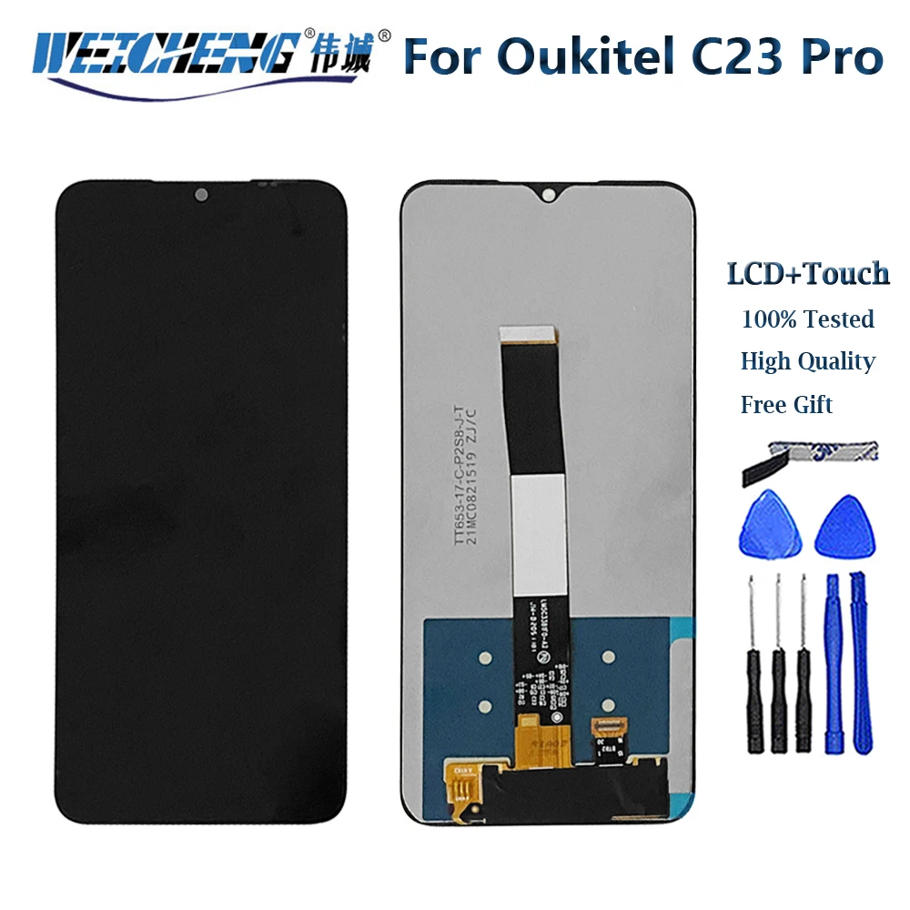 

6,53 дюймовый 100% протестированный для OUKITEL C23 Pro ЖК-дисплей сенсорный экран для Oukitel C23Pro дисплей экран дигитайзер в сборе + Инструменты