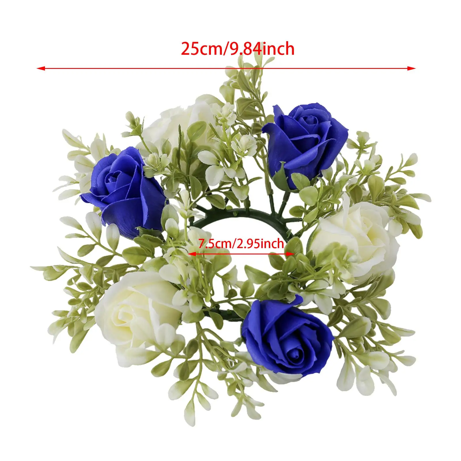 Искусственный цветок свеча кольцо центральная часть стола искусственные