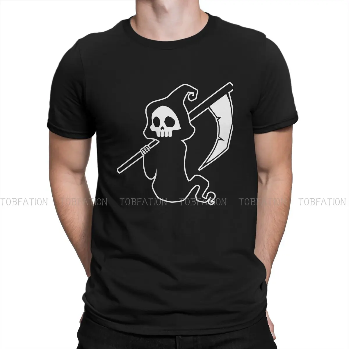 

Grim Fandango Adventure Game Creative TShirt for Men Retro Vintage Round Neck Pure Cotton T Shirt Gift Clothes OutdoorWear