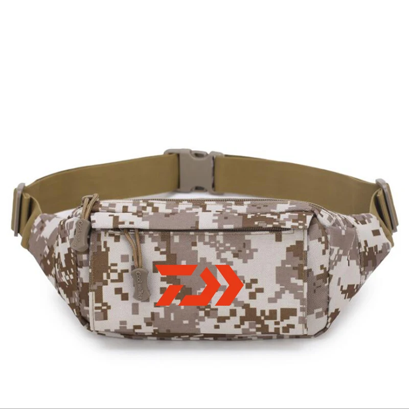 

Daiwa Waterproof Canvas Fishing Bag Multi-Purpose Outdoor Sports Bag Reel Lure Bags Pesca Fishing Tackle Bag