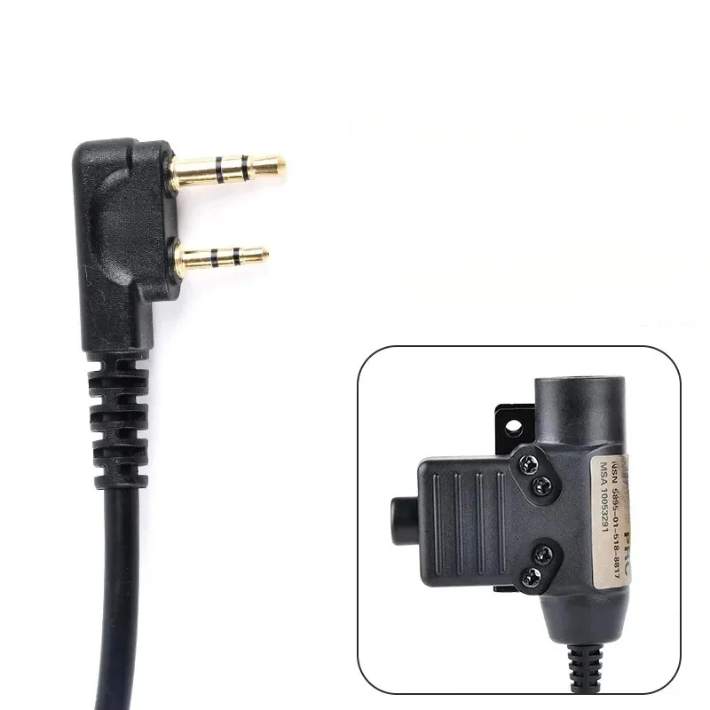 Фото Военный тактический адаптер PTT U94 для гарнитуры Kenwood №4