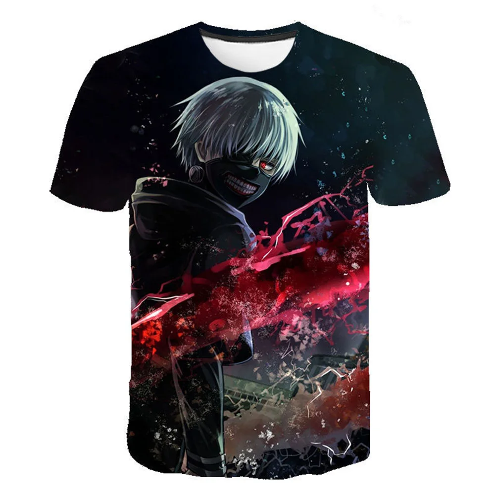 

Tokyo Ghoul Anime Clothes T Shirt Camisetas Manga For Men Tops Ropa Hombre Streetwear Camisa Masculina Verano Koszulki Chemise