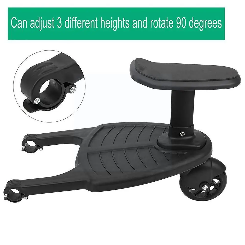 

Baby Stroller With For Kids Child Pram Wheel Standing Board Pedal Pedal Adapter Child Auxiliary Trailer Twins Scooter H2k5