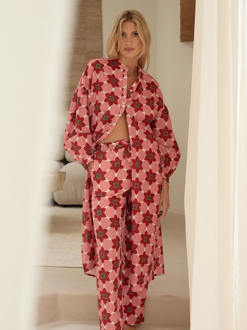 Marthaqiqi модная женская одежда для сна комплект из 2 предметов ночные рубашки с