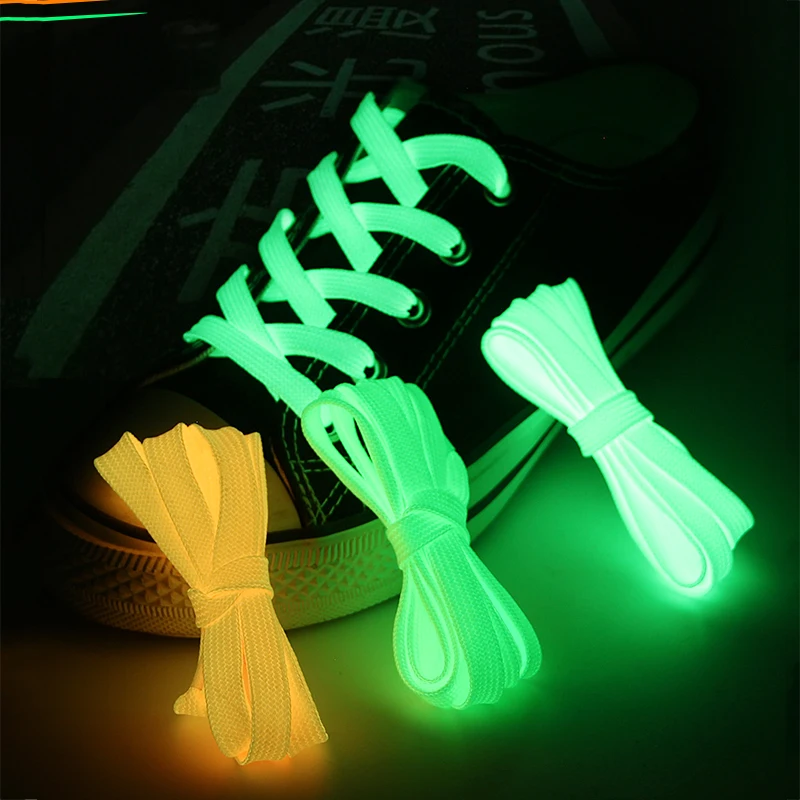 

1 Pair Luminous Shoelaces for Kid Sneakers Men Women Sports Shoes Laces Glow In The Dark Night Shoestrings Reflective Shoelaces