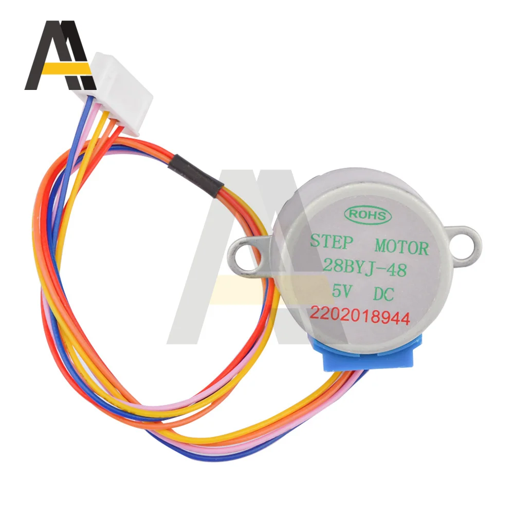 

28BYJ-48 Stepper Motor Lead DC 5V 12V Reduction Step Gear Stepper Motor 4 Phase 28byj 28byj48 25cm for Arduino Diy Kit
