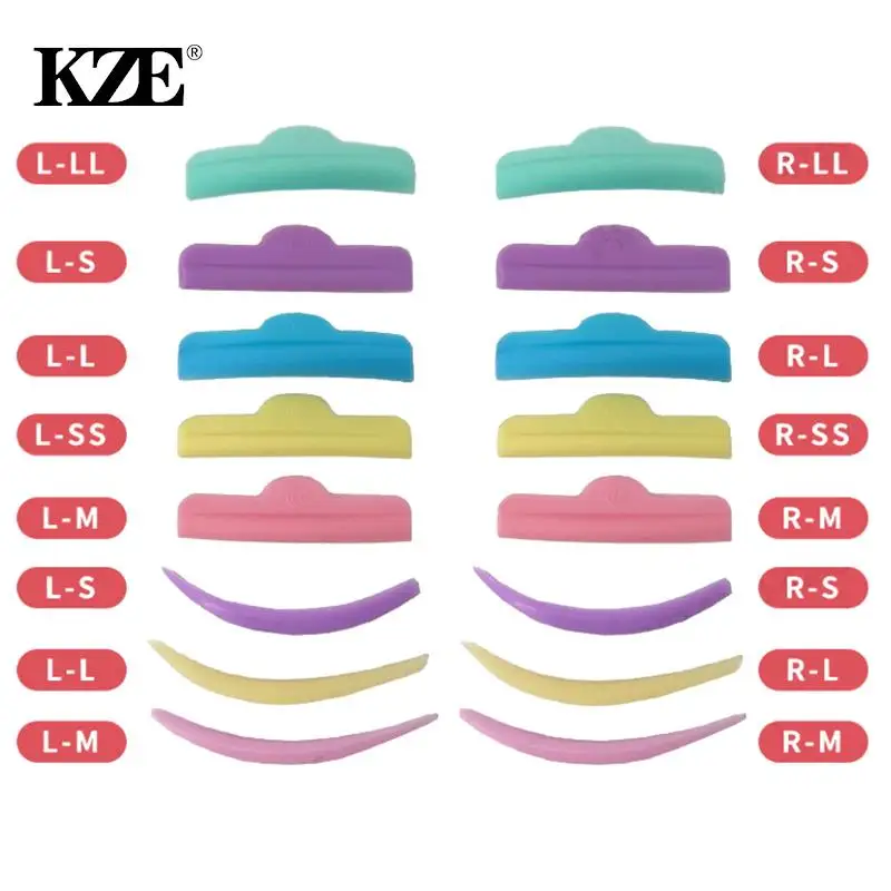 

3/5/8 Pairs Silicone Pads Eyelash Perm Pads Eyelash Extension Accessories Eyelash Curler Applicator Tool Eyelash Lamination Tool
