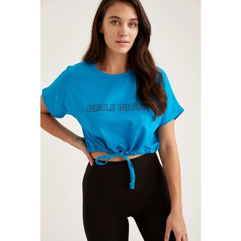 

Women's Printed Cycling Neck T-Shirt T Shirt Y2K Top Nostalgic Summer Women T-Shirt Anime Bluz