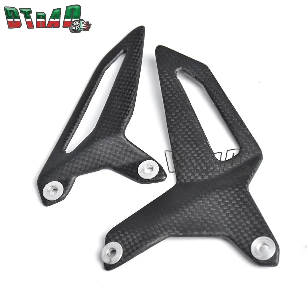 

Для Ducati Panigale V2 899 1199 1299 959, защита пятки из углеродного волокна, модифицированные детали мотоцикла, пяточные пластины, защита для ног