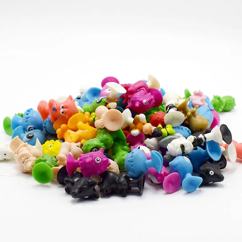 Миниатюрные мягкие фигурки stikeez из термопластичной резины 30-200 шт. фрукты овощи