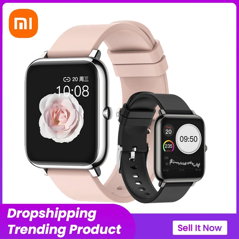 

Смарт-часы Xiaomi для мужчин и женщин, спортивный фитнес-браслет, пульсометр, монитор сна, водонепроницаемые Смарт-часы для телефонов Android и IOS, ...