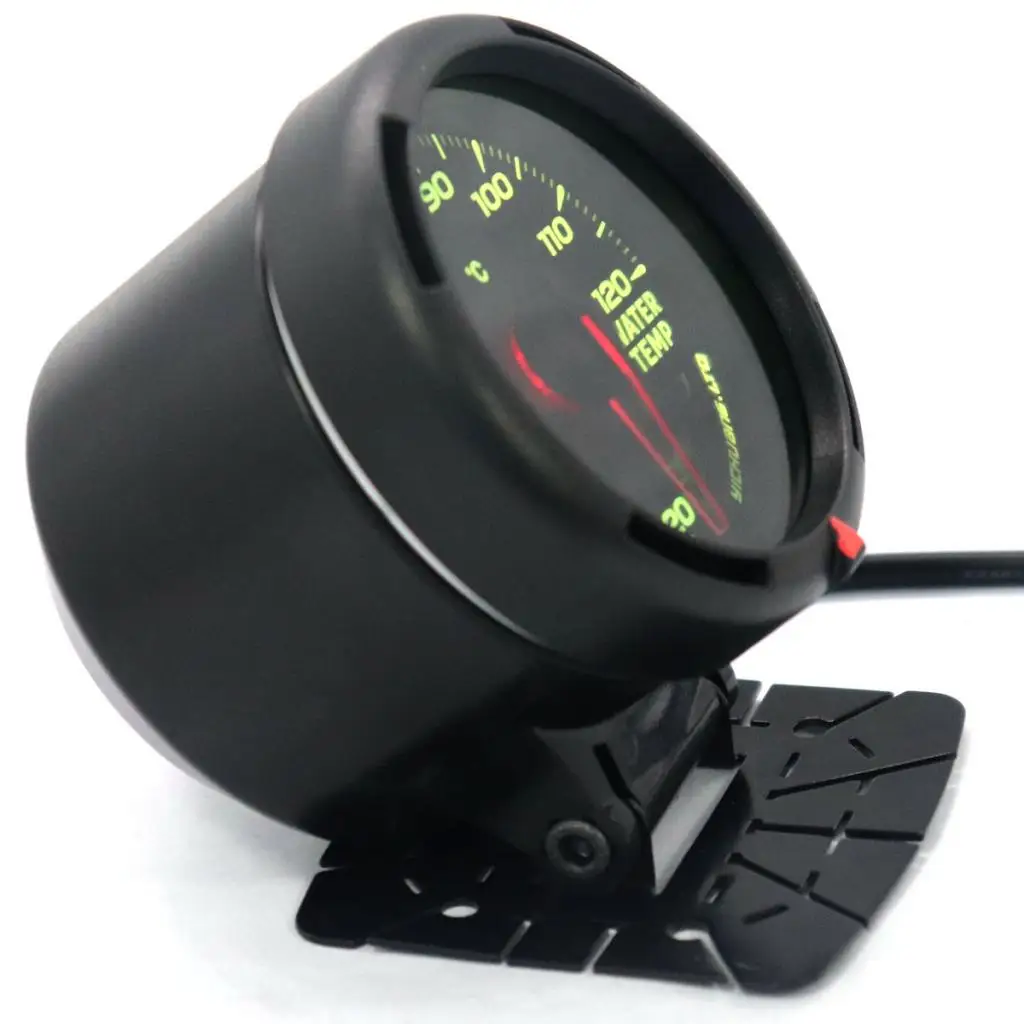 

Автомобильный датчик температуры воды с датчиком, черный циферблат, 60 мм, 20-120 градусов Цельсия