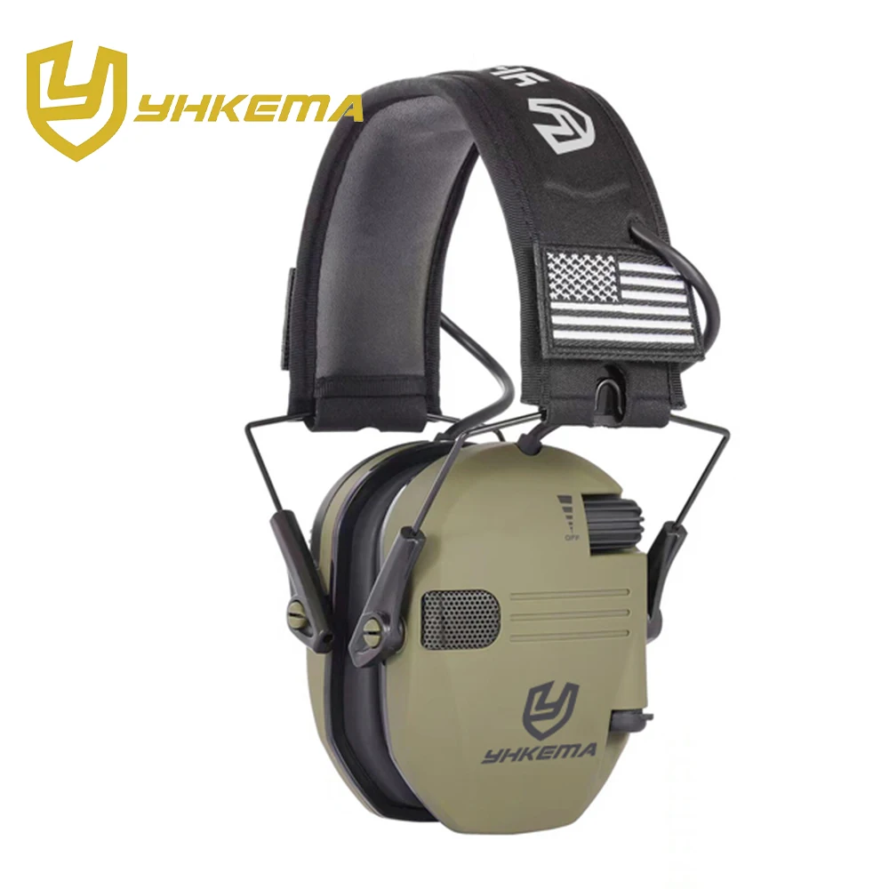 

Тактические защитные наушники для спорта на открытом воздухе, 23 дБ, противошумная гарнитура, усиление звука удара, слуха, охотничье ухо