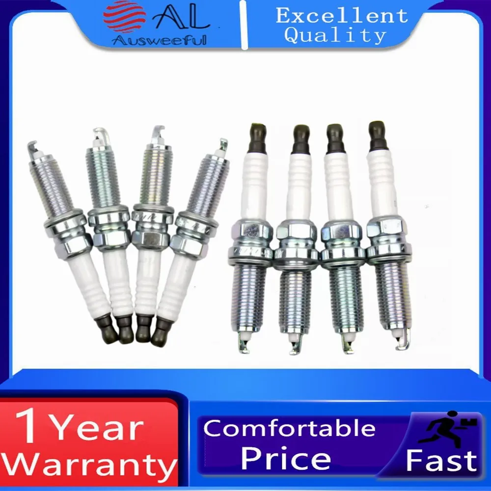

2-8PCS Replace for Nissan 22401-1KT1B for Denso IXEH20ETT for 0242135531 Spark Plugs Torch LD6RLII-11 Double Iridium Car Candles