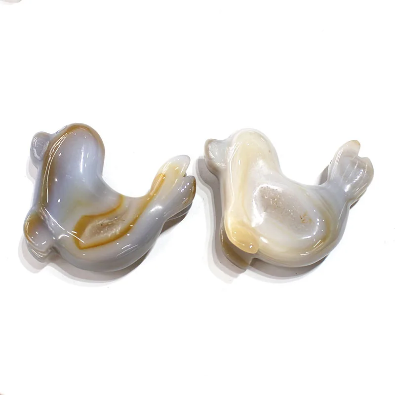 

1 Pcs Natural Agate Geode Crystal Seal