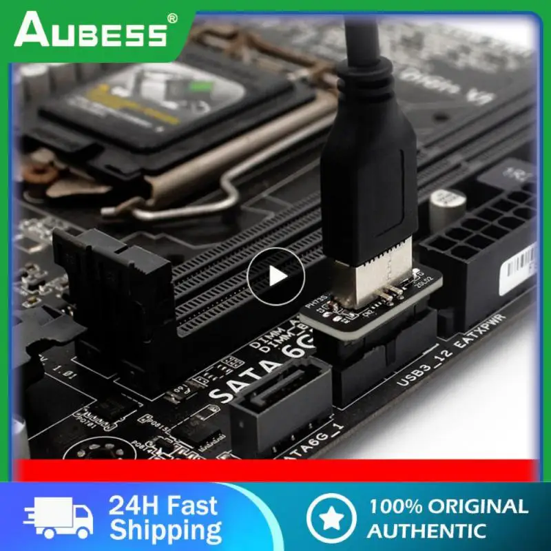 

Stable Usb3.0 / 3.1 Motherboard 10cbps Usb3.019p / 20p Turn Type-e90 Degree Adapter 19pin Interface Typec Plug-in Port