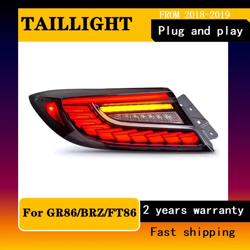 Стайлинг автомобиля для задних фонарей Toyota GR86 Задний фонарь 2022-2023 Subaru BRZ FT86