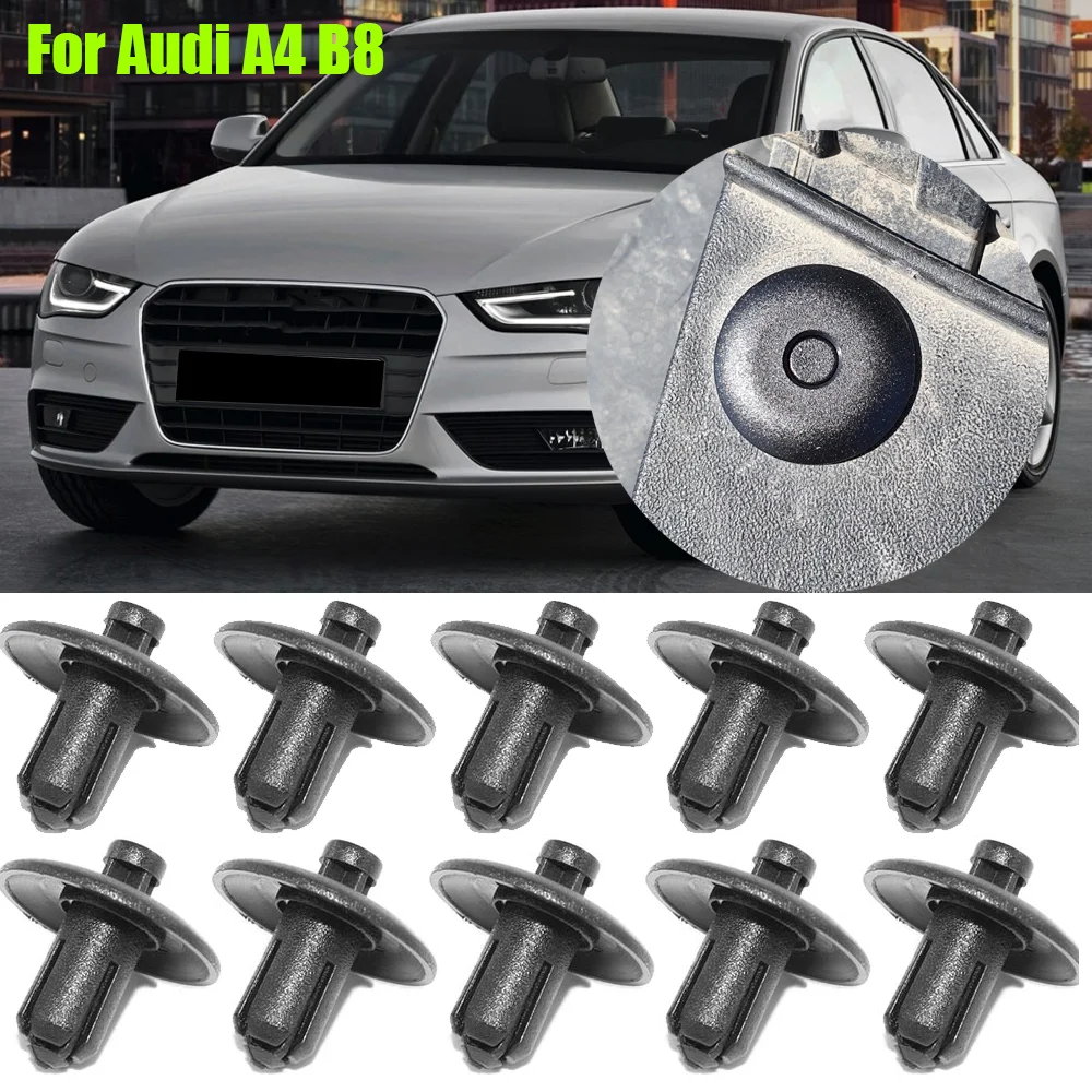 

10x автомобильный радиатор, крышка двигателя, панель, брызговик, фотопанель для Audi A4 B8 2008 2009 2010 2011 2012 2013 2014 2015 4D0807300