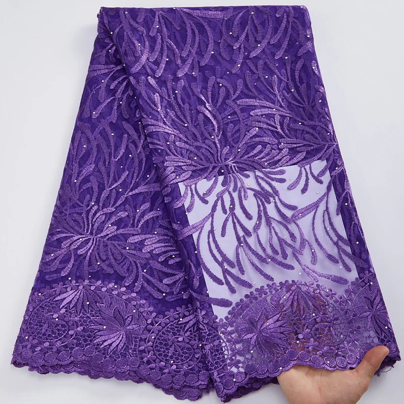 

Модная африканская чистая кружевная ткань 2022 высокое качество нигерийская Свадебная кружевная ткань вышивка французская сетчатая Тюлевая...
