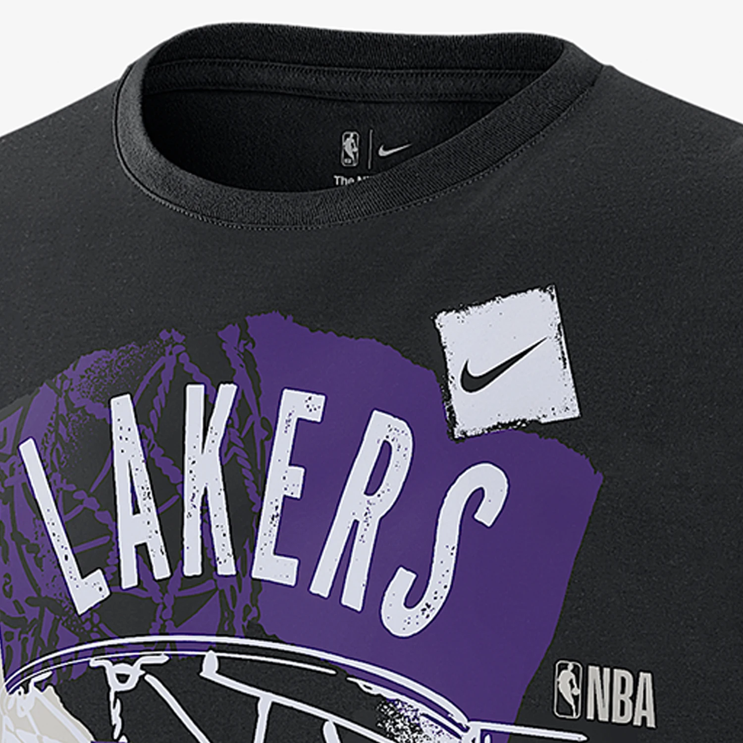 Фото Оригинальная мужская футболка Nike NBA в ретро-стиле с круглым вырезом, легкая и удобная, с короткими рукавами, модель HV5643-010. №3