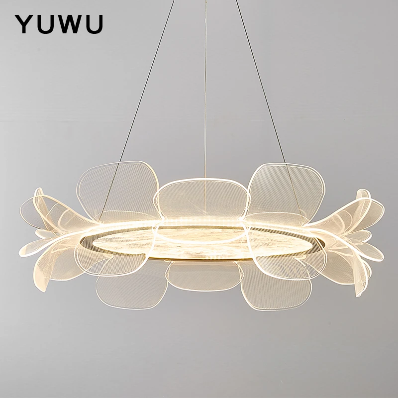 

Nordic creative hanging restaurant post-modern minimalist light luxury living room bedroom designer study chandelier