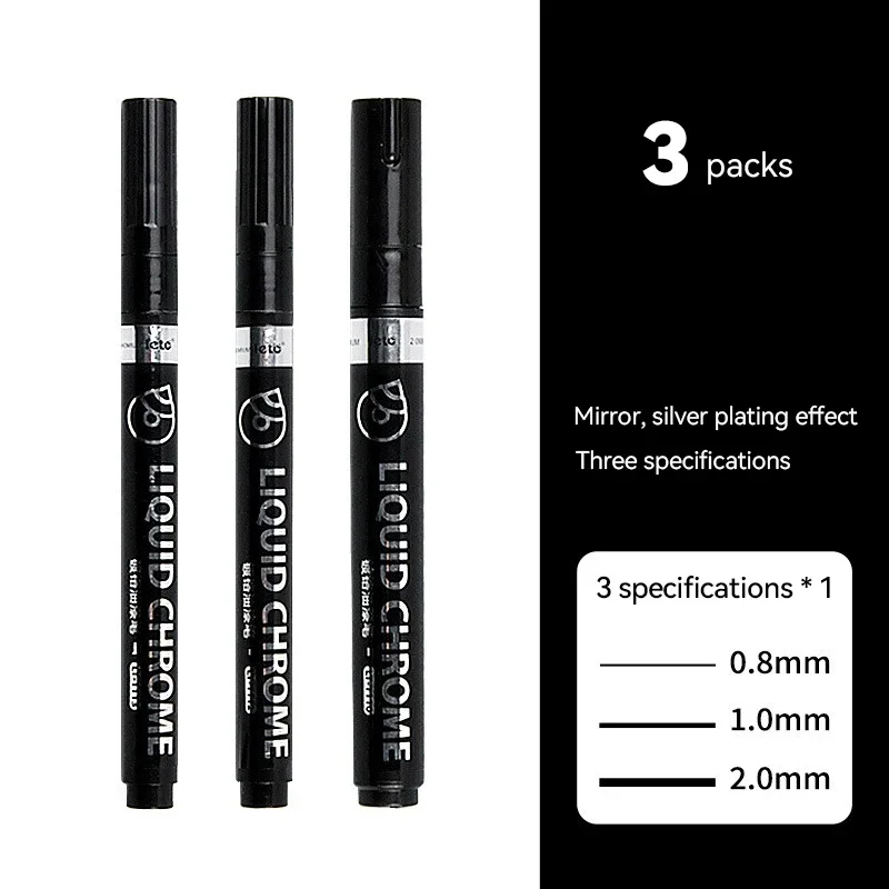 

Хромированный зеркальный маркер Borrence