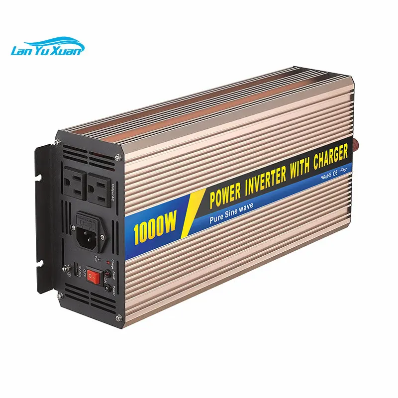 

YUMO SGPC 1000W Pure Sine Wave Inverter With UPS Inverter 12V 220V Solar Inverter Battery Charger High Frequency