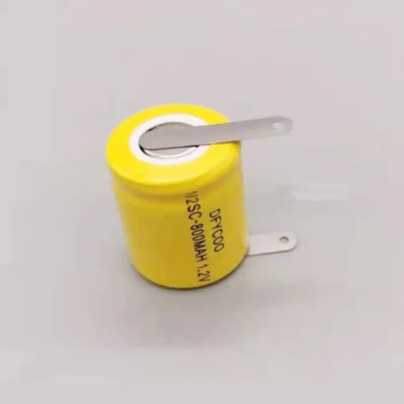 2 шт./лот 1 В 1/2SC 800 мАч Ni-cd аккумуляторные элементы