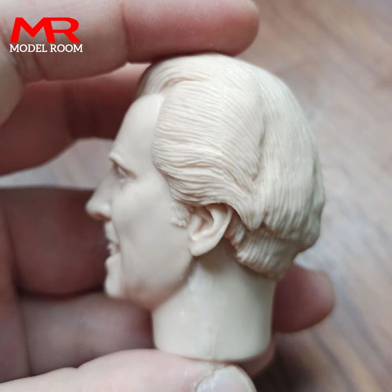 Неокрашенная голова 1/6 г-н Альфред Отто Молина мужской солдат Резьбовая модель