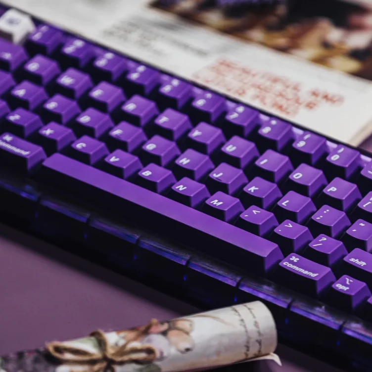 Набор механической клавиатуры LeleLab Paris с фиолетовыми клавишами 130 клавиш