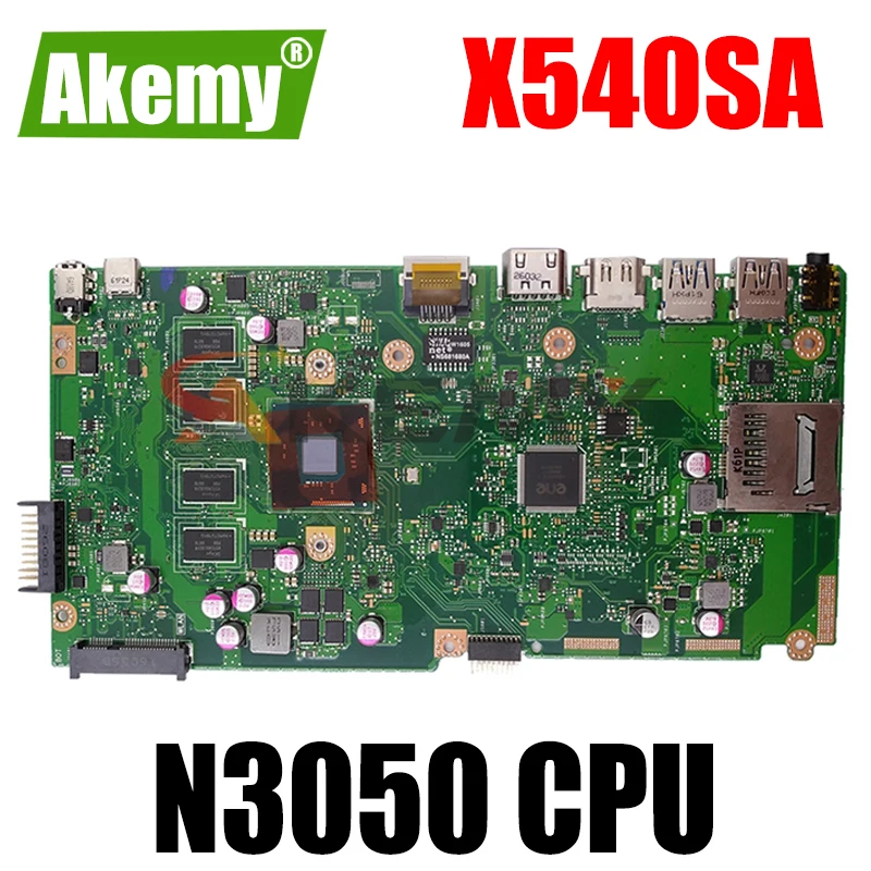 

X540SA MB._4G/N3050 Dual core mainboard 90NB0B30-R00010 For ASUS X540S X540SA F540S laptop motherboard 100% tested free shipping