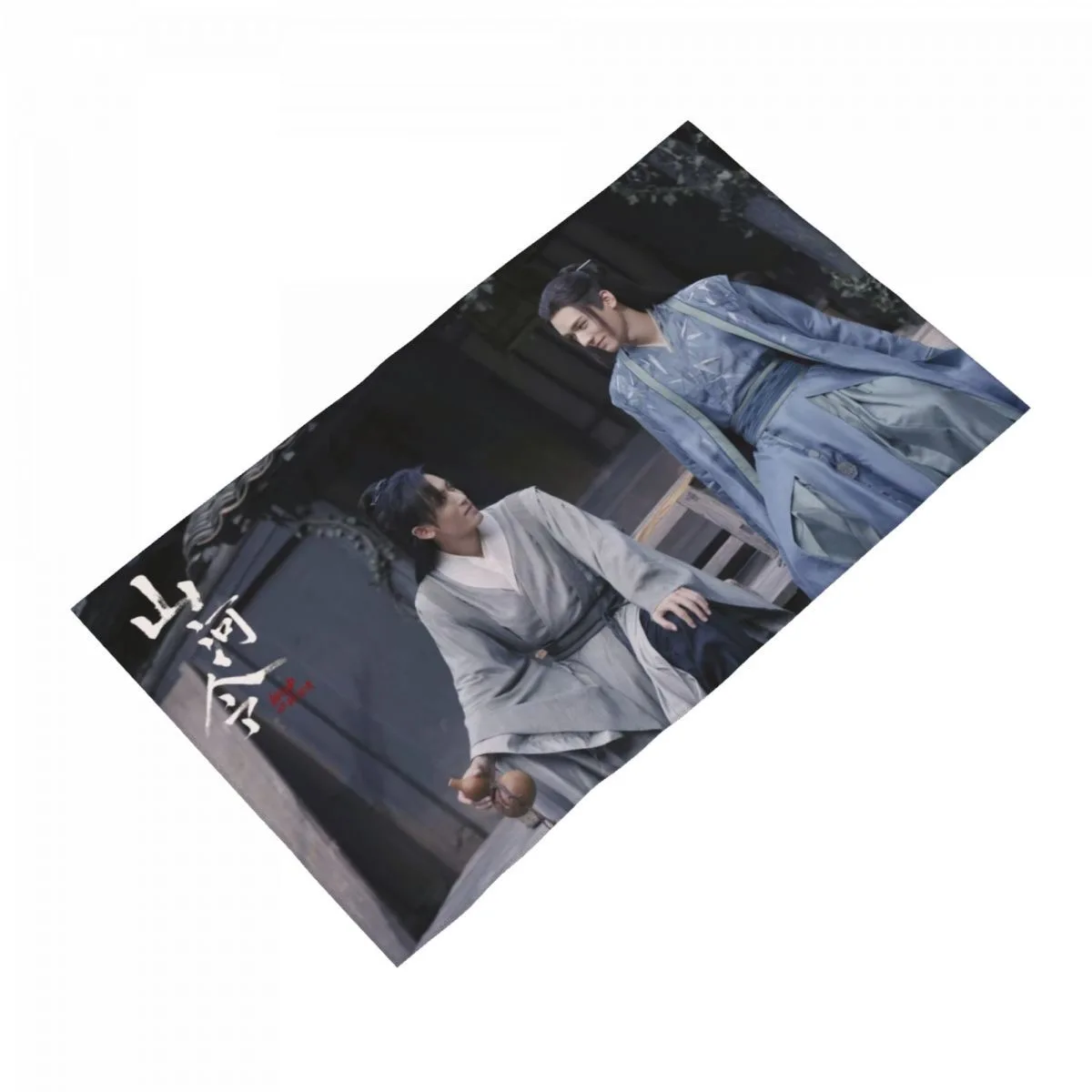 Полотенца из микрофибры с двойным принтом и надписью Word of Honor Drama 35x75 см