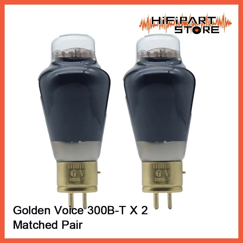 

Golden Voice GV 300B-T Vacuum Tube Match Pair Replace Shuguang Fullmusic JJ Mullard Gold Lion EH Psvane 300B 300B-T 300BS 300BZ