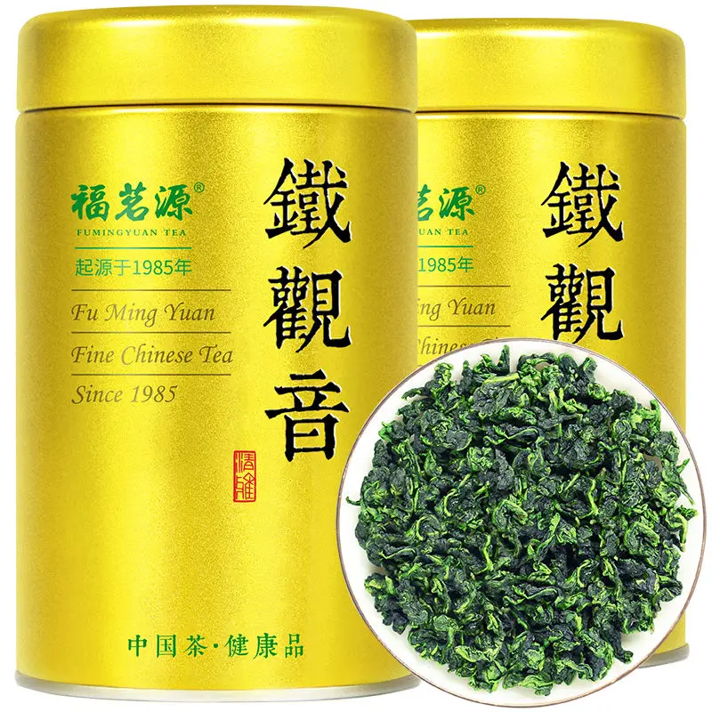 

Tea Jar Authentic Anxi Tieguanyin New Tea Gaoshan Oolong Tea Fragrance Resistant Orchid Fragrance Canned Gift Box 125g