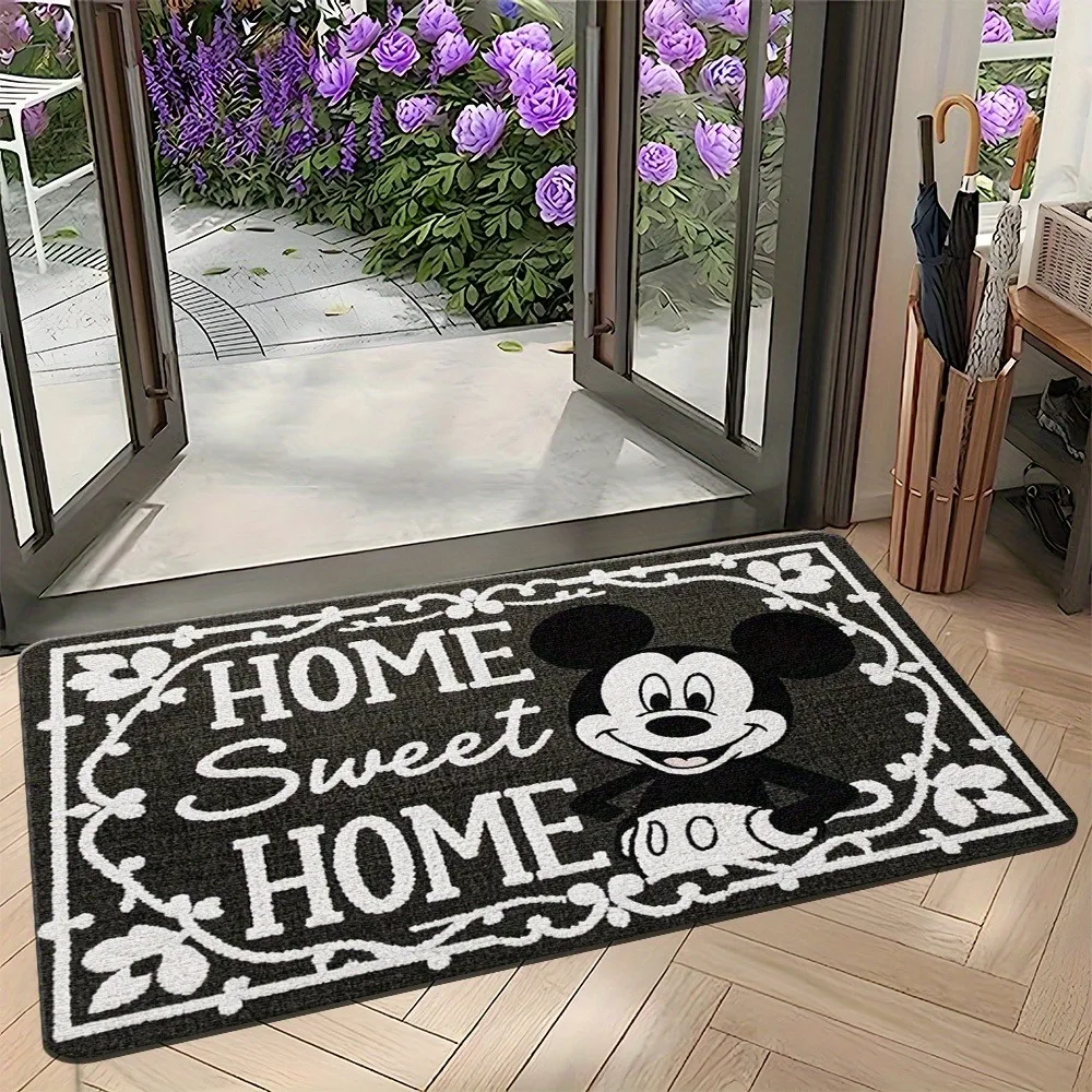 

Mickey's Home Sweet Home MatSoft, впитывающие и нескользящие, коврики для ванной комнаты, коврики для йоги, украшение для дома