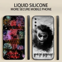 funny joker clown phone case for huawei p20 p30 p40 lite pro plus p20 lite 2019 p smart 2020 2019 z 5g original unisex shell
