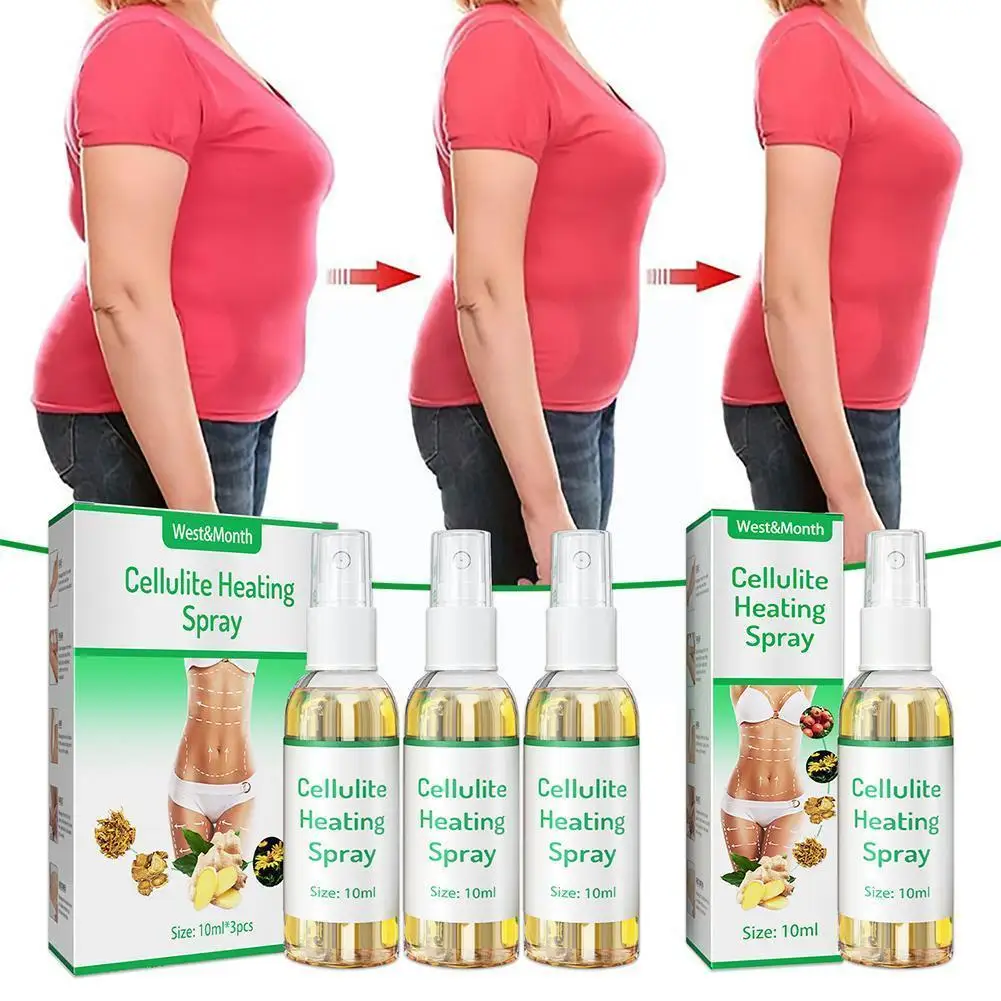 

Herbal Fat Loss Spray Weight Loss Fat Burning Body Spray Belly Spray Essence 3pcs Sculpting Weight Lose Slimming Body Slimm A6w5