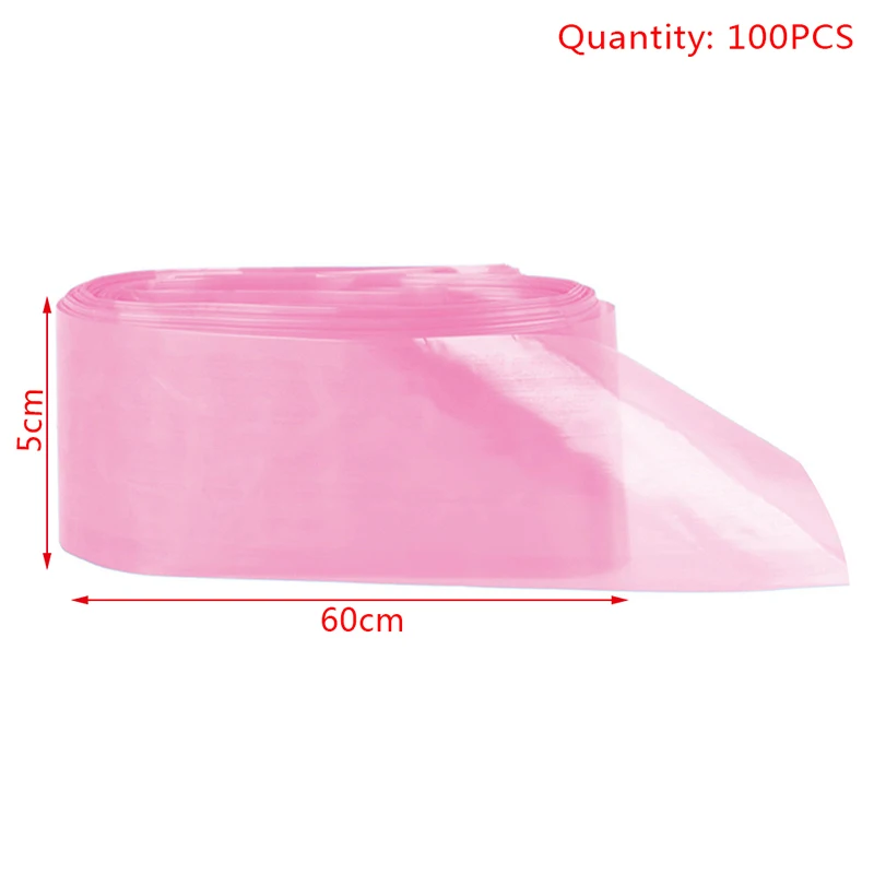 

100Pcs Tattoo Cord Sleeves Pink Tattoo Accessories Disposable Clip Cover Bags Medicals Supplies Tattoo Machine PE Clean Bag