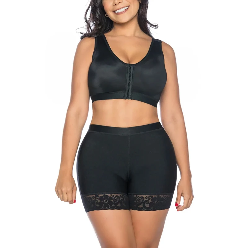 Low-waisted hip-lifting shorts Traceless body shaping shorts body shapers women